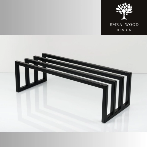 Ławka Metalowa Loft LM-103 Kolor Czarny Rozmiary od 50 cm do 200 cm