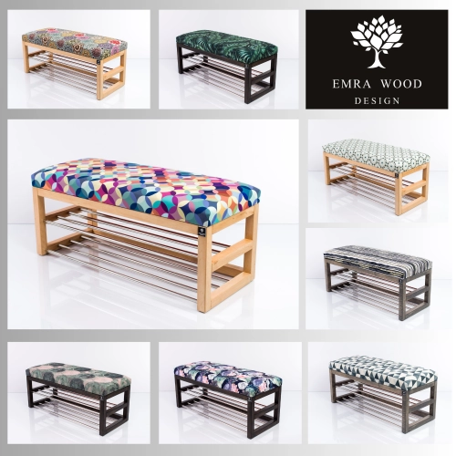 MODEL LPG-5 ŁAWECZKI TAPICEROWANE GŁADKIE  WZORY