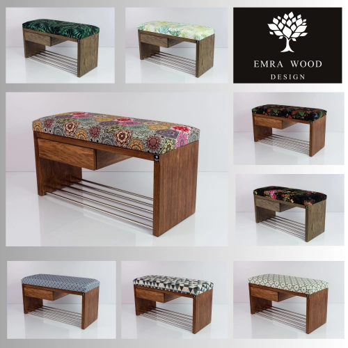 MODEL LGS-1 ŁAWECZKI TAPICEROWANE GŁADKIE WZORY