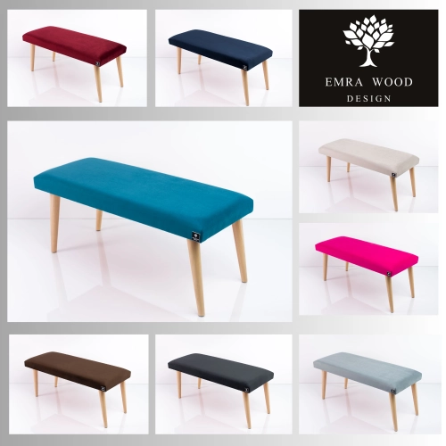 MODEL LPG-10 ŁAWECZKI TAPICEROWANE GŁADKIE Z TKANINY