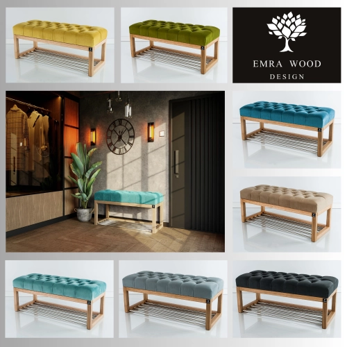 MODEL LPP-4  ŁAWECZKI PIKOWANE Z TKANINY