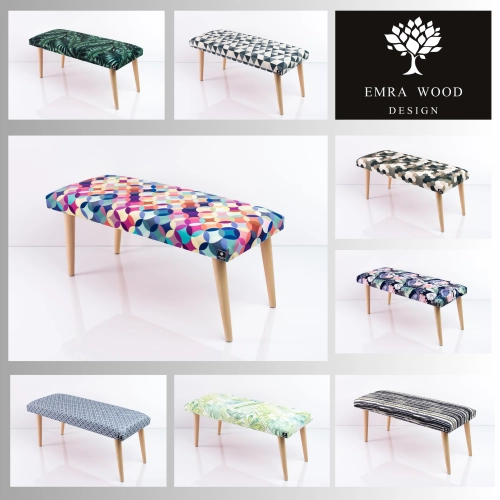 MODEL LPG-10 ŁAWECZKI TAPICEROWANE GŁADKIE WZORY