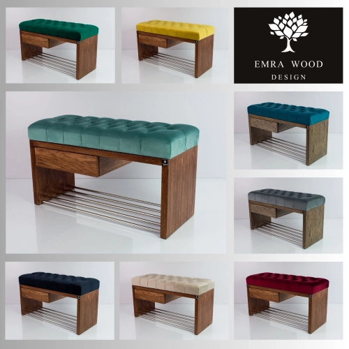 MODEL LPS-1 ŁAWECZKI PIKOWANE Z TKANINY