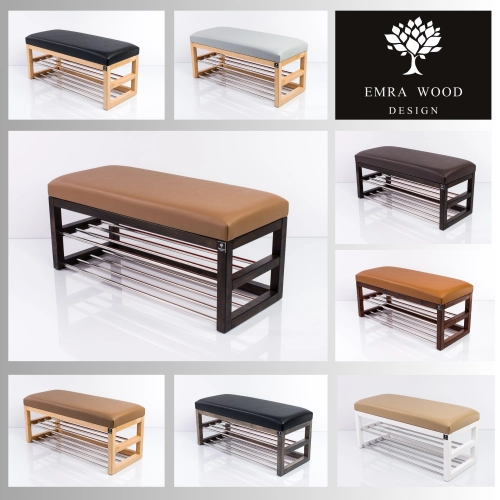 MODEL LPG-5 ŁAWECZKI TAPICEROWANE GŁADKIE Z EKO-SKÓRY