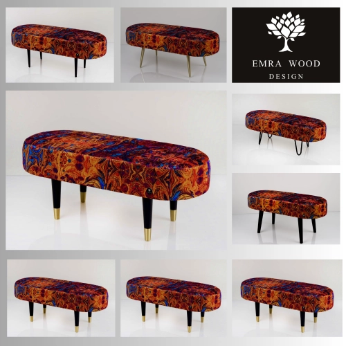 MODEL LPG-2001 ŁAWECZKI TAPICEROWANE GŁADKIE WZORY