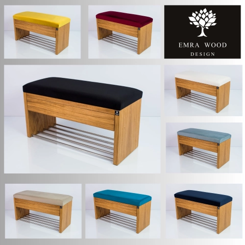 MODEL LGS-3 ŁAWECZKI TAPICEROWANE GŁADKIE Z TKANINY