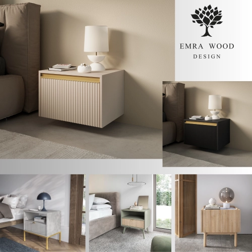 Szafki nocne w Stylu Glamour / Nowoczesnym / Boho