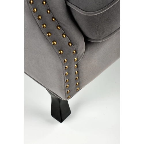 Fotel WYPOCZYNKOWY POPIELATY / SZARY