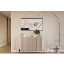 Komoda Malmi 150 cm wisząca - kaszmir / czarny