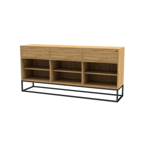 Komoda Z Drewna Litego Dębowego