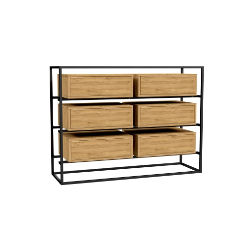 Komoda Z Drewna Litego Dębowego