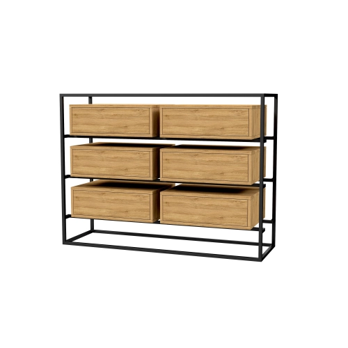 Komoda Z Drewna Litego Dębowego