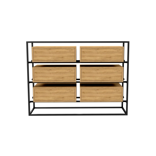 Komoda Z Drewna Litego Dębowego