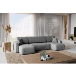 Oreo U Narożnik wypoczynkowy  Komfortowy narożnik wypoczynkowy z funkcją spania i pojemnikiem na pościel Tkanina Legacy 20