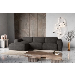 Hudson Nowoczesny narożnik wypoczynkowy z funkcją spania Tkanina Haga 16