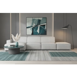 Olio Classico Komfortowy narożnik wypoczynkowy Tkanina Raven 6