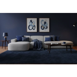 Olio Tradizione Narożnik wypoczynkowy w kształcie litery L Tkanina Raven 7