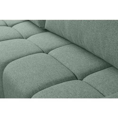 Fumo Komfortowa sofa narożna pikowana Tkanina Neve 34