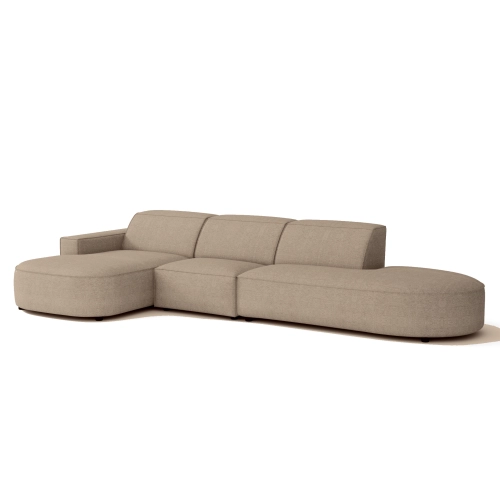 Olio Tradizione Narożnik wypoczynkowy w kształcie litery L Tkanina Raven 30