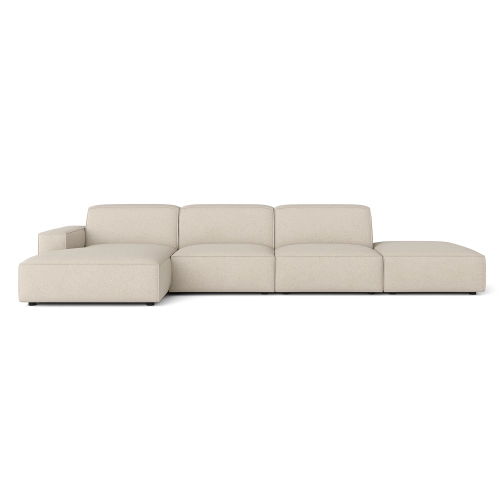 Olio Classico Komfortowy narożnik wypoczynkowy Tkanina Raven 24