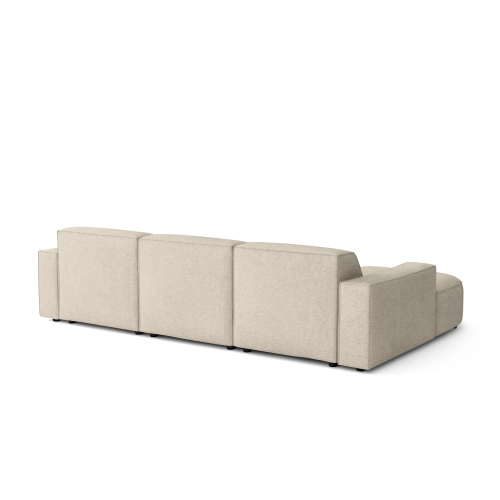 Olio Selezione Sofa w kształcie litery L Tkanina Raven 24