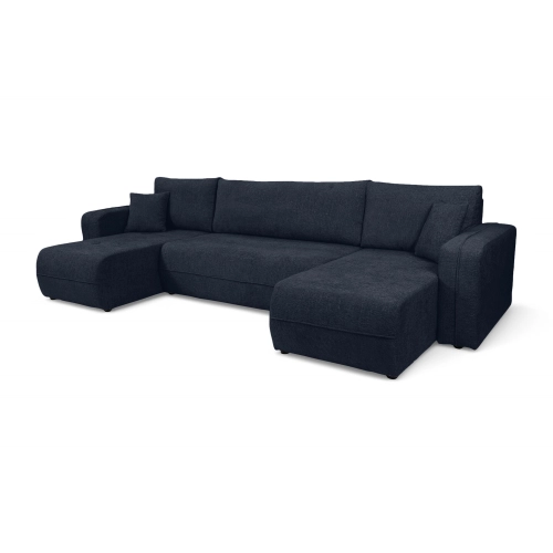 Oreo U Narożnik wypoczynkowy  Komfortowy narożnik wypoczynkowy z funkcją spania i pojemnikiem na pościel Tkanina Legacy 13