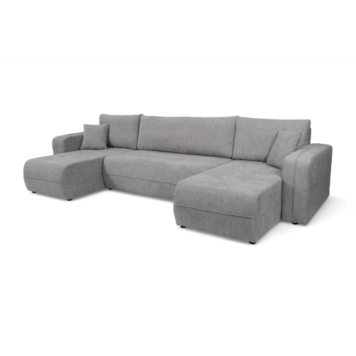 Oreo U Narożnik wypoczynkowy  Komfortowy narożnik wypoczynkowy z funkcją spania i pojemnikiem na pościel Tkanina Legacy 20