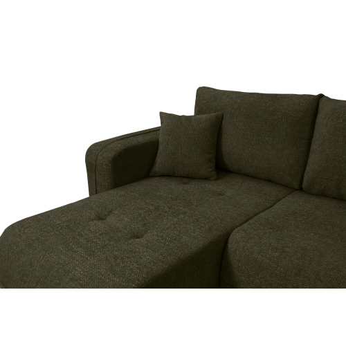 Oreo U Narożnik wypoczynkowy  Komfortowy narożnik wypoczynkowy z funkcją spania i pojemnikiem na pościel Tkanina Legacy 10