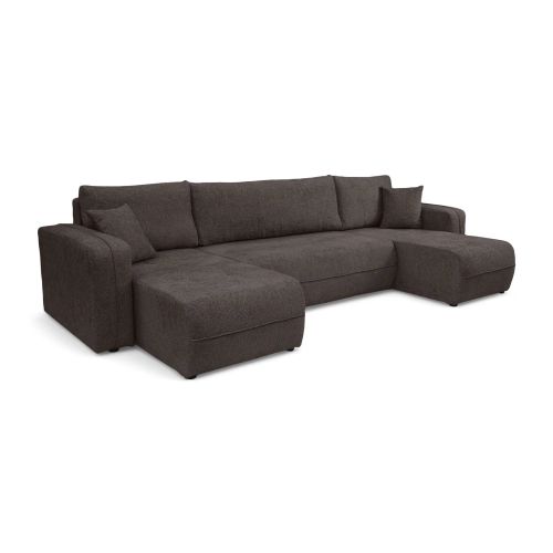 Oreo U Narożnik wypoczynkowy  Komfortowy narożnik wypoczynkowy z funkcją spania i pojemnikiem na pościel Tkanina Legacy 18