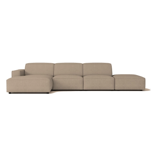 Olio Classico Komfortowy narożnik wypoczynkowy Tkanina Raven 30