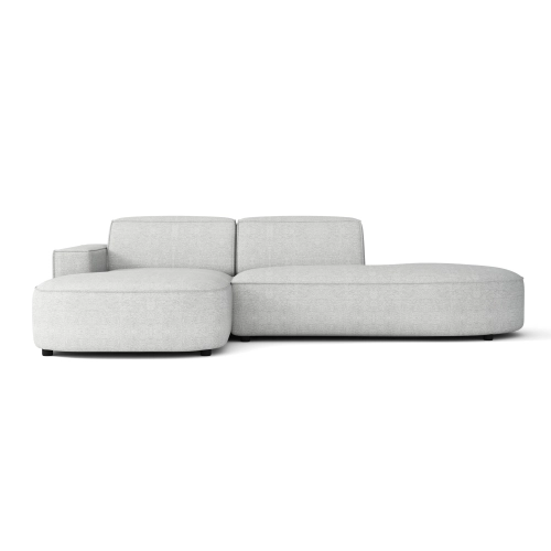 Olio Autentico Sofa narożna w kształcie litery L Tkanina Raven 6