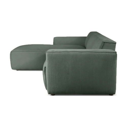 Hudson Nowoczesny narożnik wypoczynkowy z funkcją spania Tkanina Fjord 77