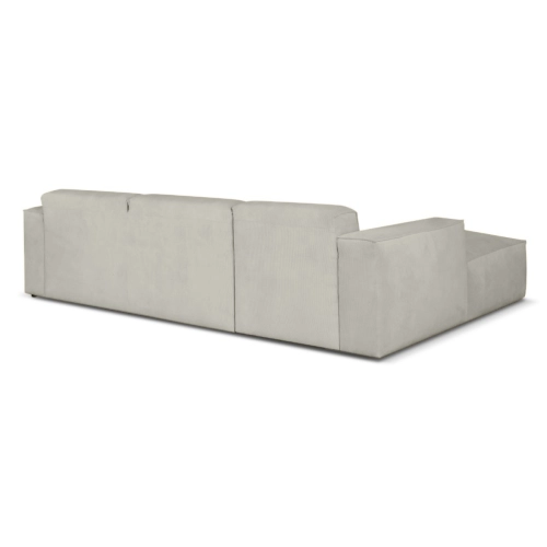 Hudson Nowoczesny narożnik wypoczynkowy z funkcją spania Tkanina Fjord 08