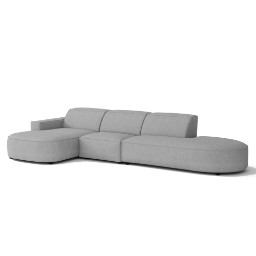 Olio Tradizione Narożnik wypoczynkowy w kształcie litery L Tkanina Raven 7