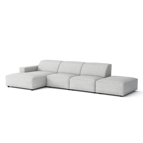 Olio Classico Komfortowy narożnik wypoczynkowy Tkanina Raven 6