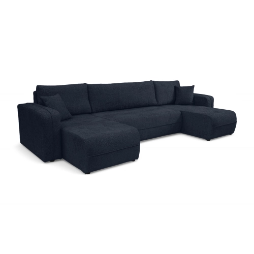 Oreo U Narożnik wypoczynkowy  Komfortowy narożnik wypoczynkowy z funkcją spania i pojemnikiem na pościel Tkanina Legacy 13