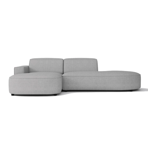 Olio Autentico Sofa narożna w kształcie litery L Tkanina Raven 7