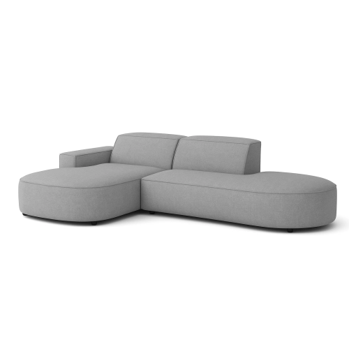 Olio Autentico Sofa narożna w kształcie litery L Tkanina Raven 7