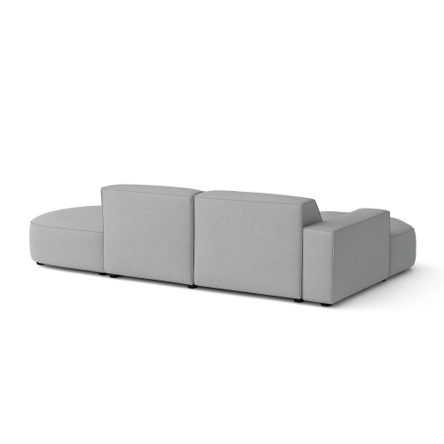 Olio Autentico Sofa narożna w kształcie litery L Tkanina Raven 7