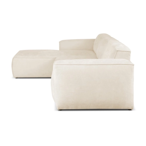 Hudson Nowoczesny narożnik wypoczynkowy z funkcją spania Tkanina Haga 23