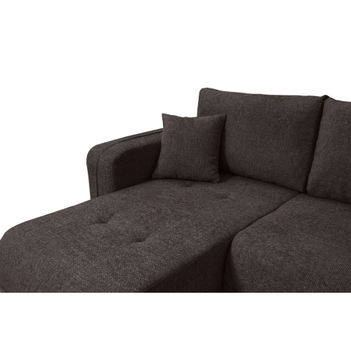 Oreo U Narożnik wypoczynkowy  Komfortowy narożnik wypoczynkowy z funkcją spania i pojemnikiem na pościel Tkanina Legacy 18