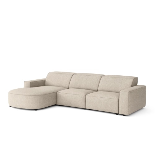 Olio Selezione Sofa w kształcie litery L Tkanina Raven 24
