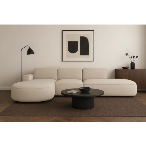 Olio Tradizione Narożnik wypoczynkowy w kształcie litery L Tkanina Raven 24