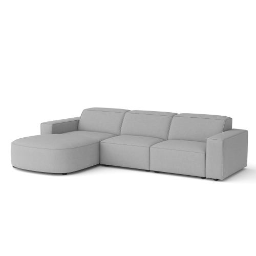 Olio Selezione Sofa w kształcie litery L Tkanina Raven 7