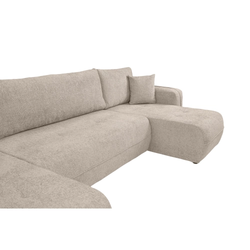 Oreo U Narożnik wypoczynkowy  Komfortowy narożnik wypoczynkowy z funkcją spania i pojemnikiem na pościel Tkanina Legacy 15