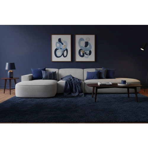 Olio Tradizione Narożnik wypoczynkowy w kształcie litery L Tkanina Raven 7