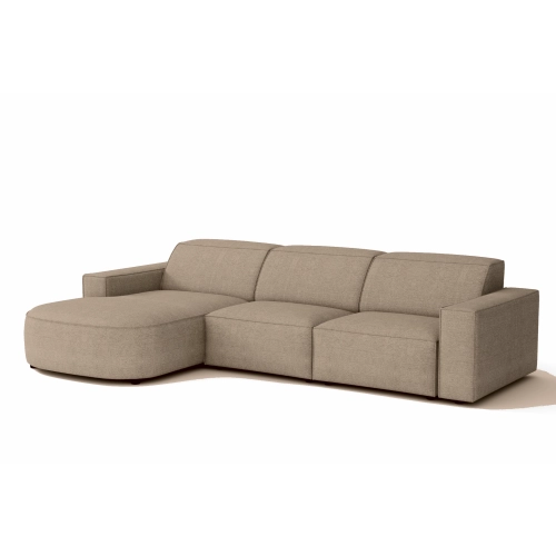 Olio Selezione Sofa w kształcie litery L Tkanina Raven 30