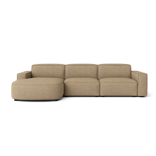 Olio Selezione Sofa w kształcie litery L Tkanina Raven 34