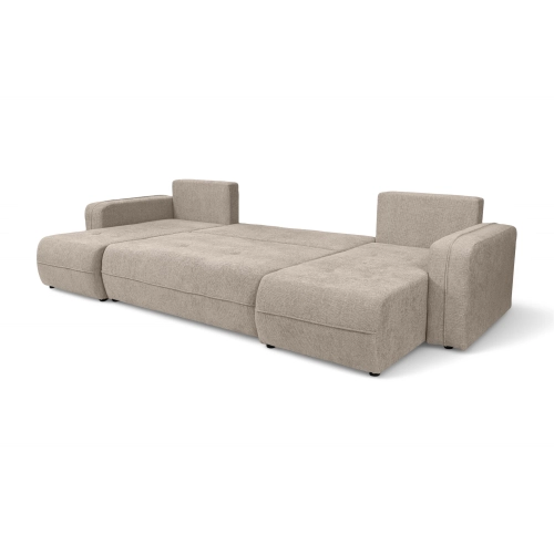 Oreo U Narożnik wypoczynkowy  Komfortowy narożnik wypoczynkowy z funkcją spania i pojemnikiem na pościel Tkanina Legacy 15