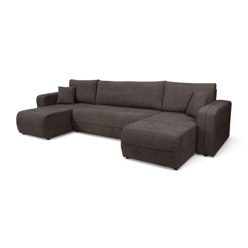 Oreo U Narożnik wypoczynkowy  Komfortowy narożnik wypoczynkowy z funkcją spania i pojemnikiem na pościel Tkanina Legacy 18